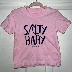 Montauk “Salty Baby” Toddler Tee Shirt - 12 months